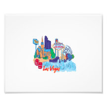 las vegas nevada city graphic.png photographic print