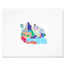 las vegas nevada watercolor city graphic.png photo