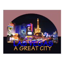 LAS VEGAS-Postkarte
