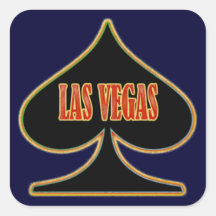 Las Vegas Quadratsticker