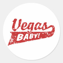 Las Vegas Runde Sticker