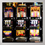 Las Vegas-Schlitze - Traummaschinen Plakatdruck