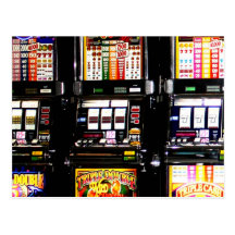 Las Vegas-Schlitze - Traummaschinen Postkarte