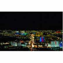 Las Vegas-Skyline in Las Vegas Fotoskulptur