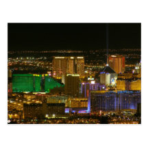 Las Vegas-Streifen-Luftaufnahme-Postkarten