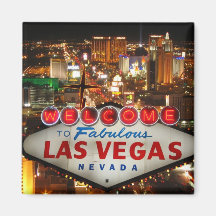 Las Vegas-Streifen-Magnet Kühlschrankmagnete