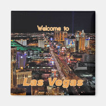 Las Vegas-Streifen nachts Magnete