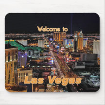 Las Vegas-Streifen nachts Mousepad