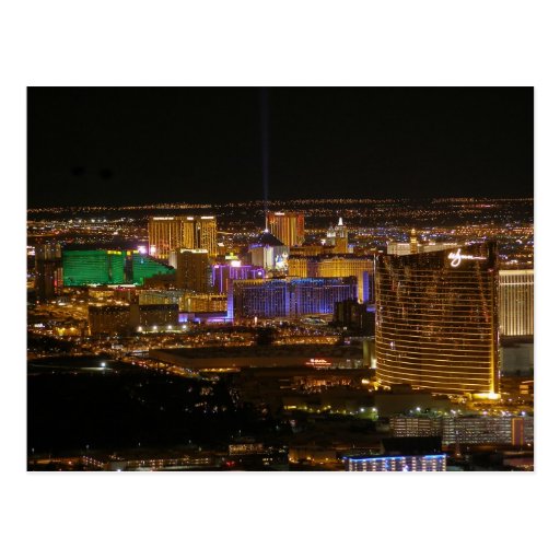 Las Vegas-Streifen-Postkarten