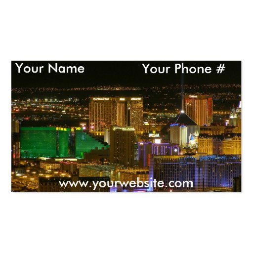 Las Vegas-Visitenkarten
