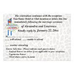 Las Vegas Wedding Guest RSVP Leopard print einladungen