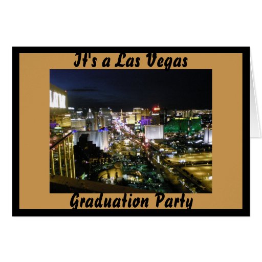 Las- VegasAbschluss-Party Karte