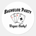 Las- Vegasjunggeselle-Party Aufkleber