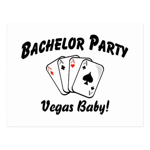 Las- Vegasjunggeselle-Party Postkarten