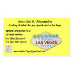 Las- VegasParty-Planer-Ereignisse Visitenkartenvorlagen