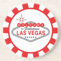 Las- VegasPoker-Chip-Untersetzer