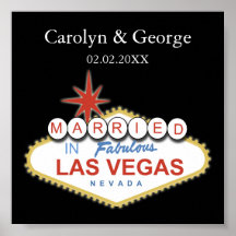 Las- Vegasschildplakat