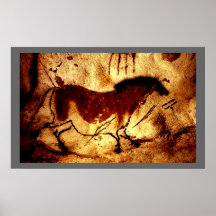 Lascaux Pferd Plakatdruck