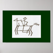 Lassen Sie die Cowboy-Fahrt Poster