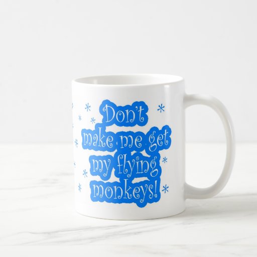 Lassen Sie mich nicht meinen Fliegenaffen Becher e Kaffeetassen