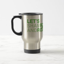 Lassen Sie uns Kleeblatt und Rolle Tee Tasse