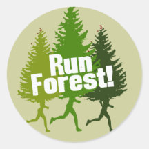 Lassen Sie Wald laufen, schützen Sie den Tag der E Stickers