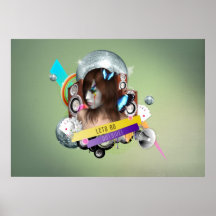 lässt draußen gehen! posterdrucke