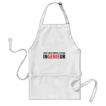 Lasst mich durch ich Behälter Ingenieur Schürze