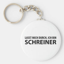 lasst mich durch, ich Behälter schreiner Schlüsselband