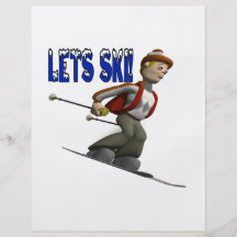 Lässt Ski Flyerdruck