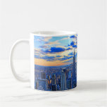 Late afternoon NYC Skyline as sunset approaches W tassen