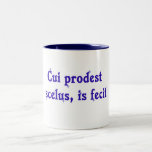 Lateinische Phrase auf Rechtsanwalt-Becher Kaffeehaferl