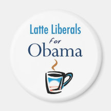 Latte Liberale für Obama-Magneten