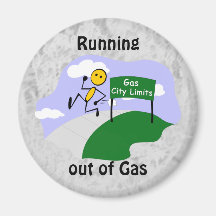 Laufen aus Gas-Magneten heraus