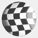 Laufen der Flagge Sticker