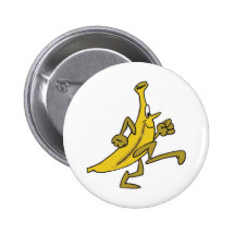 laufende Banane Anstecknadel