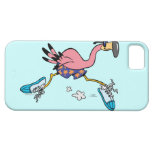 laufender Flamingo des albernen niedlichen Joggens iPhone 5 Case