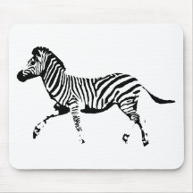 Laufender Zebra Mousepads