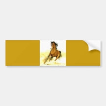 Laufendes Pferd Autosticker