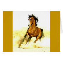 Laufendes Pferd Karte