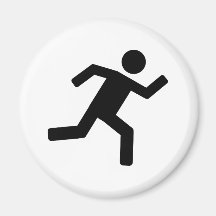 Läufer - laufend kühlschrankmagnet