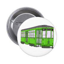 Laufkatze-Oberleitungsbusstreetcar-Tram Trolleycar Buttons