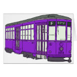 Laufkatze-Oberleitungsbusstreetcar-Tram Trolleycar Karte