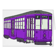 Laufkatze-Oberleitungsbusstreetcar-Tram Trolleycar Karte