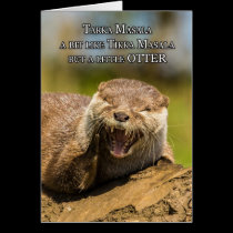 Laughing Otter Fun Birthday Greeting Card Humor karten