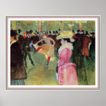 Lautrec - Moulin Rouge - Tanz beim Moulin Rouge Plakat