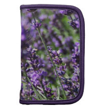 Lavendel fängt Geldbörsen-Folio auf Planer
