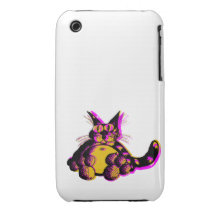Lazy Cat iPhone 3 Case-Mate Hülle
