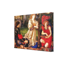 Le Chant D'Amour ~ Edward Burne-Jones Gespannter Galerie Druck