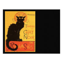 Le Chat Noir Individuelle Ankündigskarten